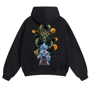 Dragon Ball DBZ Goku Unisex FallFreshness outfits men streetwear 80s 90s graphic tees cotton Anime funny Hoodies men gifts