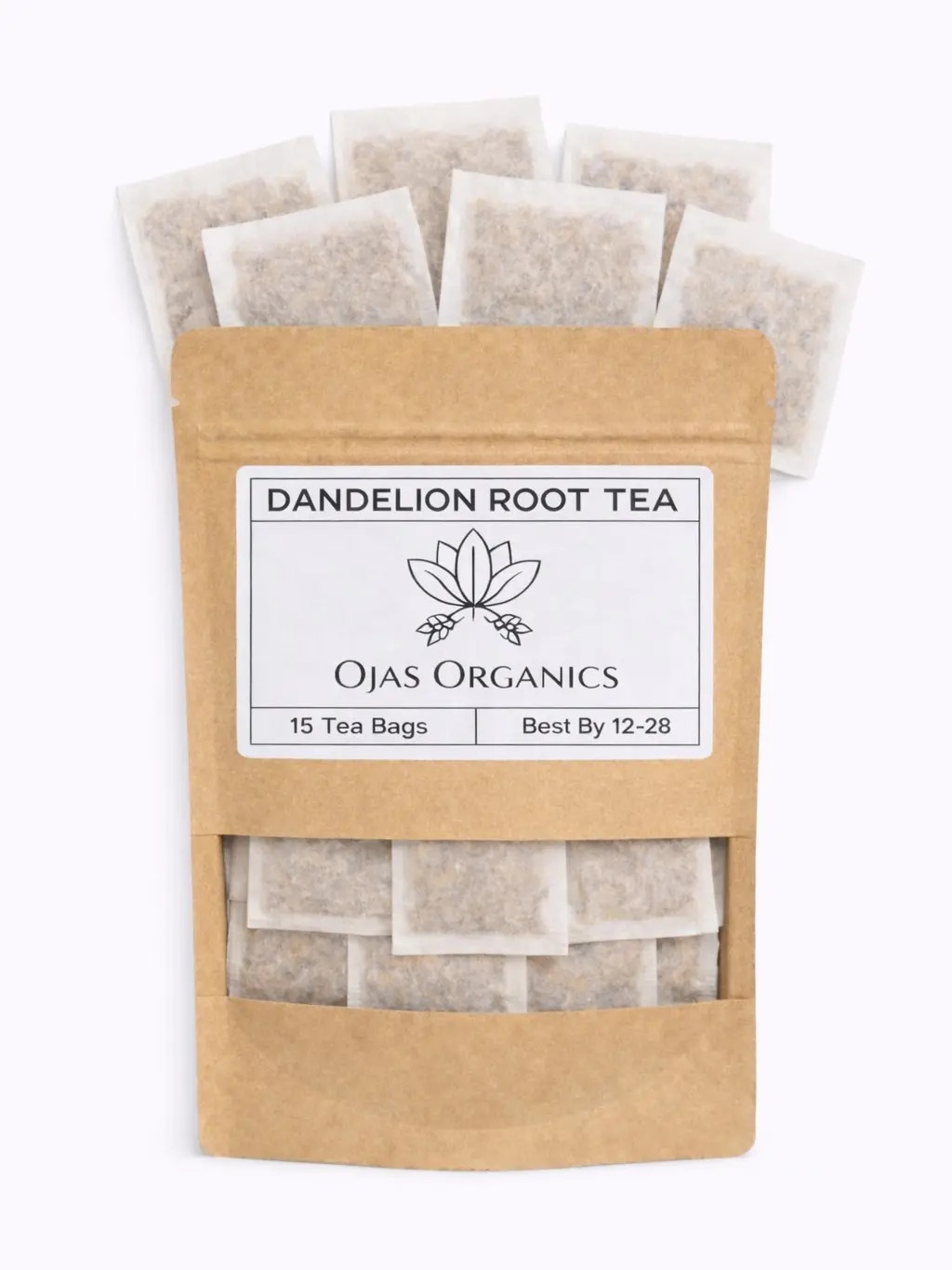 Organic Dandelion Root Tea Bags (Roasted)