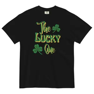 The Lucky One Taylor St. Patrick's Day Shirt Red Album Inspired Comfort Colors Crewneck T-Shirt Cotton