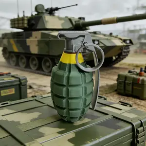 Mk2 Hand Grenade Model Statue, Indoor Outdoor Desk Decor, Pla Material, Military Collectible Piece, Party Decoration, Office Living Room Ornament, Decor Figurine