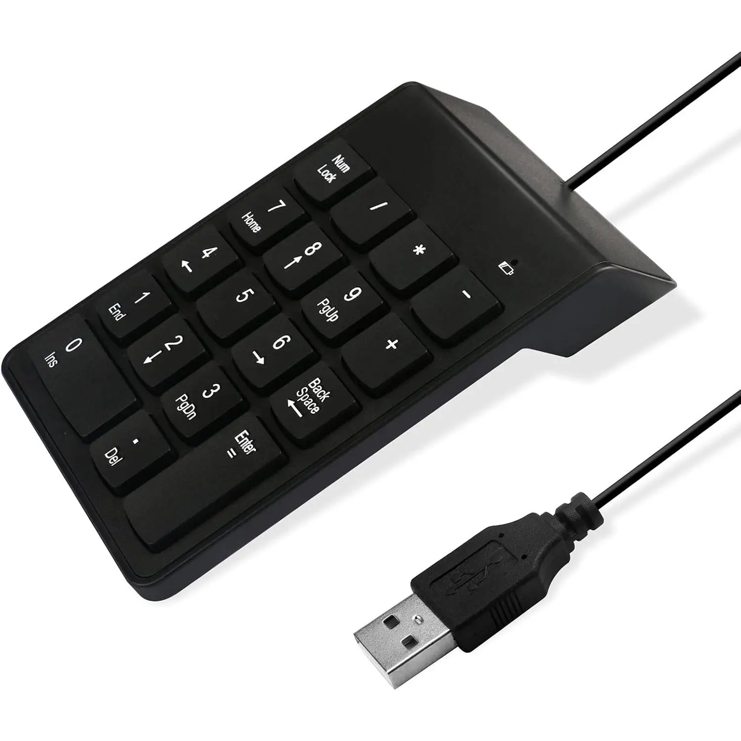 Numeric Keypad for laptop,10 Key Usb Keypad, Numerical Keypad Wired Portable Ultra Slim Mini Numpad External Numbers keyboard Pad teclado numerico for Laptop PC Computer Desktop Surface pro Notebook