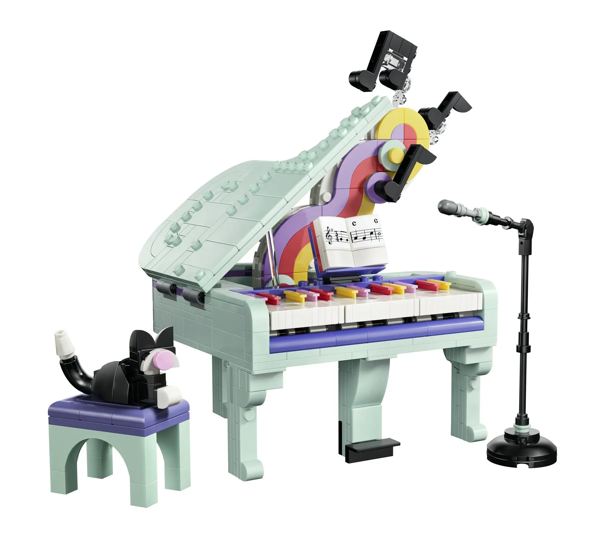 LEGO Creator Music Decor Piano with Cat 31392 485 Pieces LEGO Creator Music Decor Piano with Cat 31392 485 Pieces