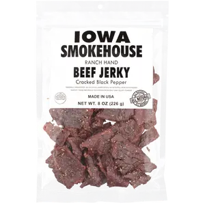 Ranch Hand 8 oz Beef Jerky Cracked Black Pepper