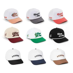 Full Collection Breezy Golf "Have A Day" Retro Rope Hat Series | Limited Edition Tour Championship & WM Phoenix Open Collab | Aesthetic Performance Golf Cap | Multi-Color Summer Essentials | Luxury Golf Gift for Men & Dad