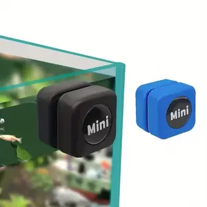 Mini Magnetic Fish Tank Brush, Small Glass Cleaner, Dual-Sided Algae Scraper, Aquarium Cleaning Tool, Wh09 Fish Tank Brush