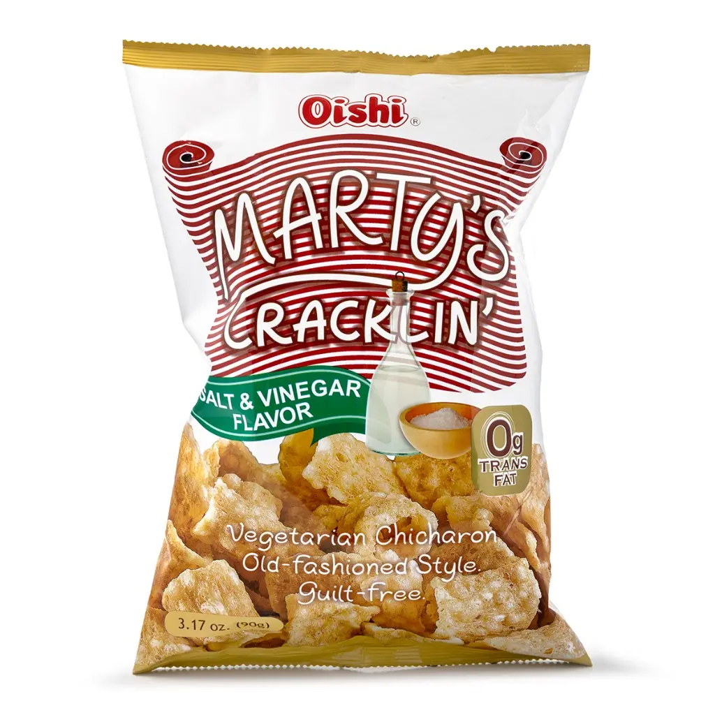 Oishi Marty's Crackin' Salt and Vinegar Flavor 90 g