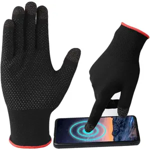 Anti-Sweat Breathable Touch Screen Finger Gaming Gloves, Anti-Slip Design Gaming Gloves, Mobile Gaming Accessories for Most Mobile