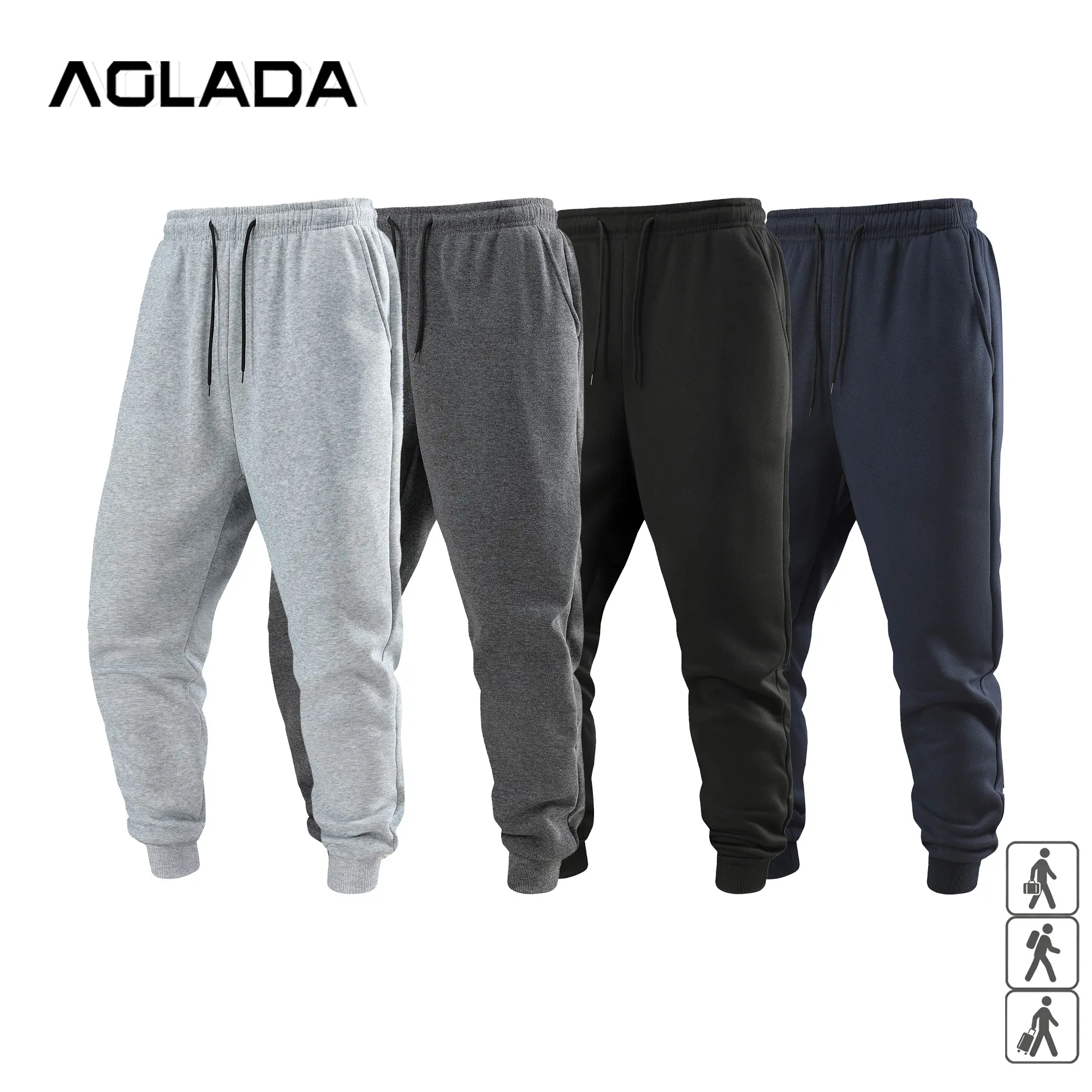 Men's Classic Joggers Sweatpants - Stretch Casual Drawstring Pants with Cuffed Ankles, No-Logo, S-XXXL, Fast US Shipping #ClassicJoggers #MensCasual #TikTokMadeMeBuyIt