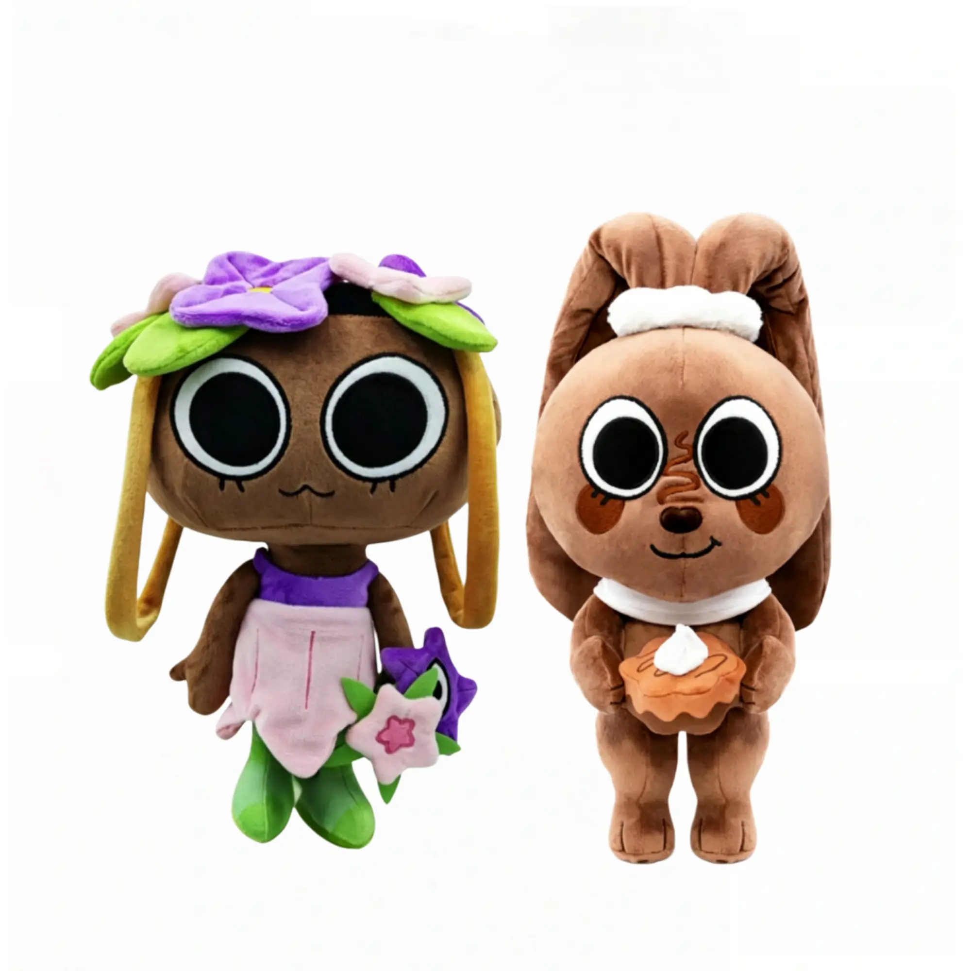 Soft Dandy’s World Stuffed Toy - Bassie/Cocoa Plush, Cute & Cozy Companion for Fans & Kids