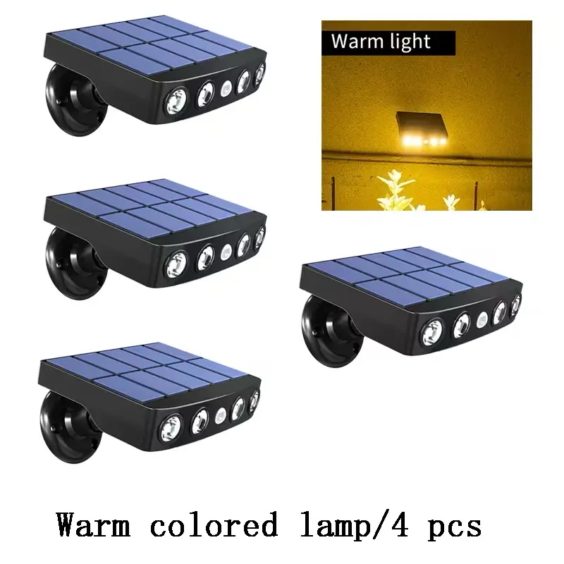4 pcs-warm light