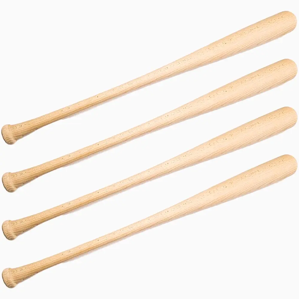 4 Pack Craft Quality Wooden Blem Baseball Bat
