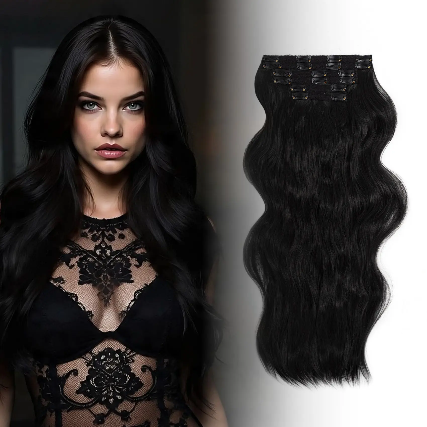 #SummerVibes [Qbeauty Thin Hair Special 2026 New Upgrade] 22/24 Inch 6PCS Invisible Clip-In Thin Hair Special Body Wave Hair Extensions –Tangle-Free, Long Lifespan, Thick Natural Look for Women , summerwins