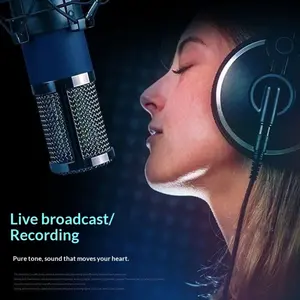 Professional High Quality Condenser Microphone for Recording,Singing,Streaming,Home Studio