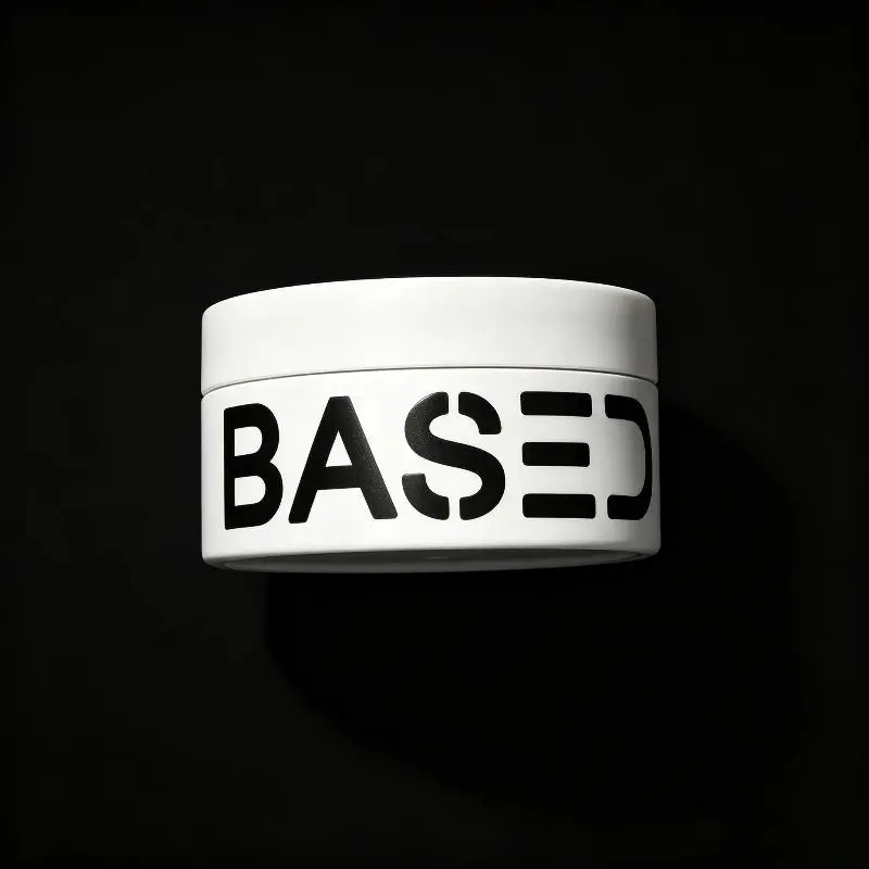 BASED Hair Clay 3oz, Delivers Long-Lasting Strong Hold and Pure Matte Finish, Non-Toxic Blend of Shea Butter, Beeswax & Essential Clays