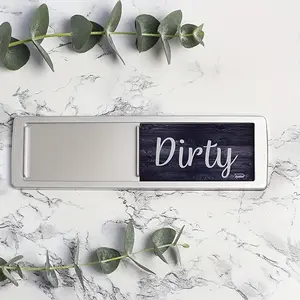 1pc Universal Dishwasher Magnet Indicator - Clean/Dirty Status At A Glance - Durable, Easy Read Design for Effortless Kitchen Organization and Time-Saving Convenience
