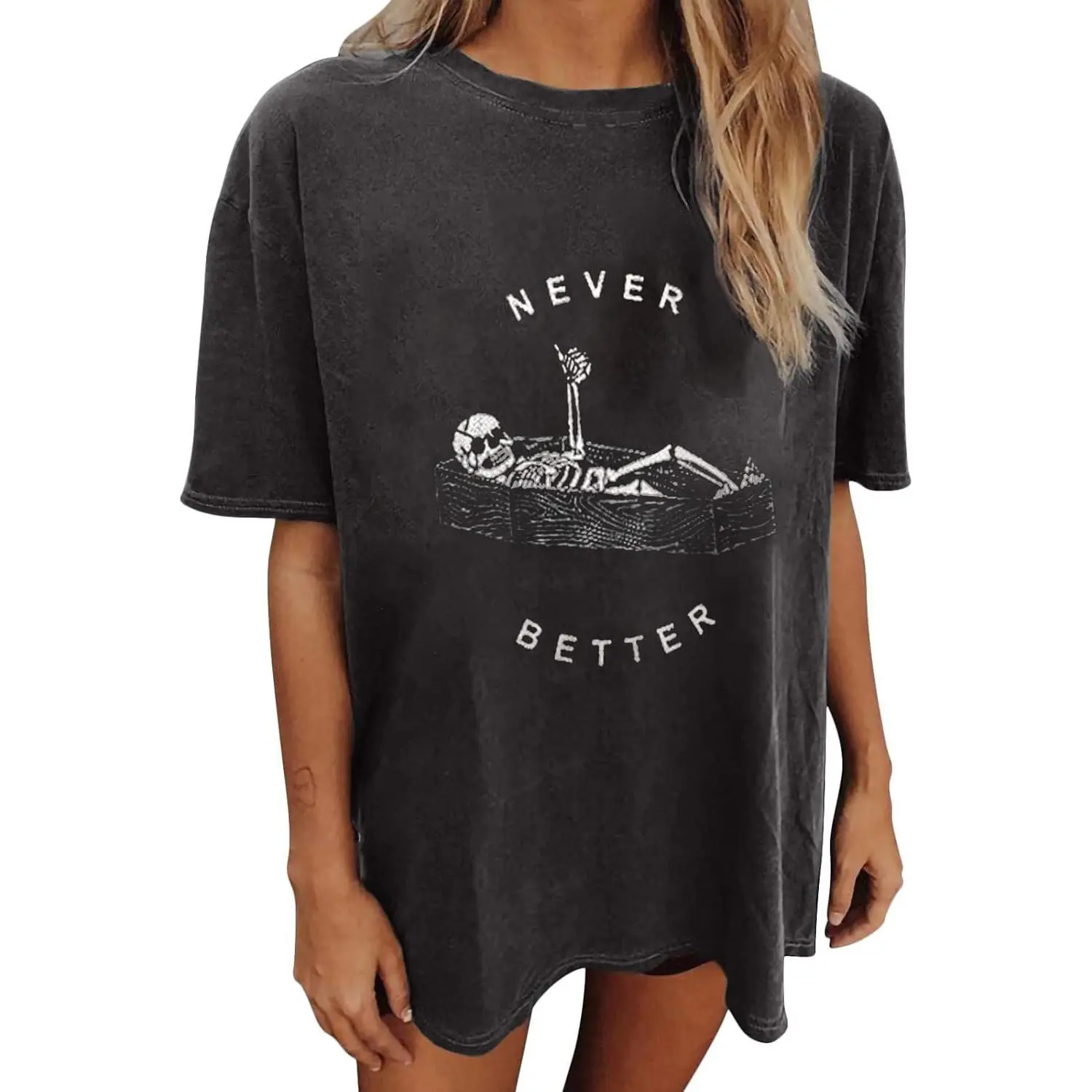 Vintage Shirts for Women Cute Graphic Tee Spring Short Sleeve Tops Oversized Tshirts Teen Aesthetic Clothing