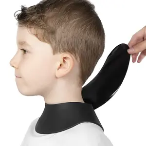 Silicone Neck Protector Bib for Haircut, Dyeing, Shaving, Waterproof Salon Use, Anti-Frizz Silicone Pad, Professional Beauty Tool, Hair Clippings Cleaner