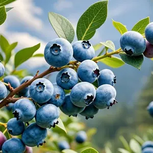 50Pcs Blueberry Seeds – Fruit Shrub Seeds for Home Garden Planting & Outdoor Growing (Seeds Only, Not Live Plants)