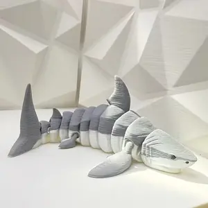 Ocean Animal Great Shark Statue, Home Festive Holiday Decoration, Aquatic Aquarium Decor, Halloween Christmas Gift, Fish Tank Ornament