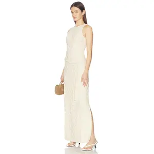 DEVON WINDSOR Nova Maxi Dress in Pebble