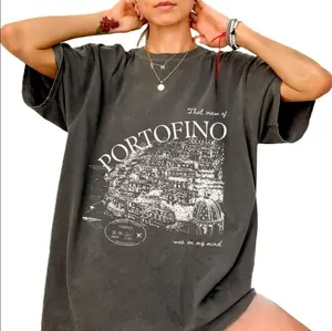 Comfort Colors/Gildan Elizabeth Showgirl Inspired That View of Portofino Was On My Mind Shirt, Do You Think It's Forever