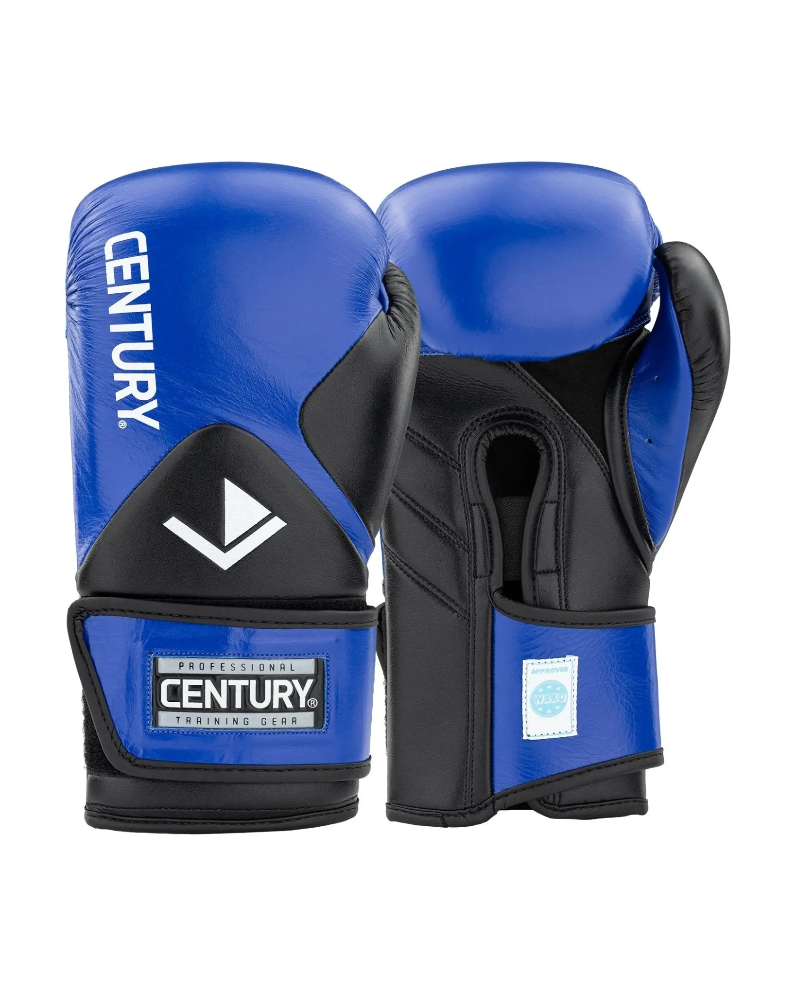 Creed Leather Kickboxing Gloves, WAKO Approved Sparring Gear for Combat Sports Boxing with Full Wrap Wrist Support & Anti-Odor Liner