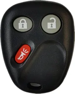Replacement Keyless Entry Remote Control Fob Shell, Black Plastic, Fit for Cadillac, Chevrolet, GMC Passenger Cars, Pickup Trucks, SUVs