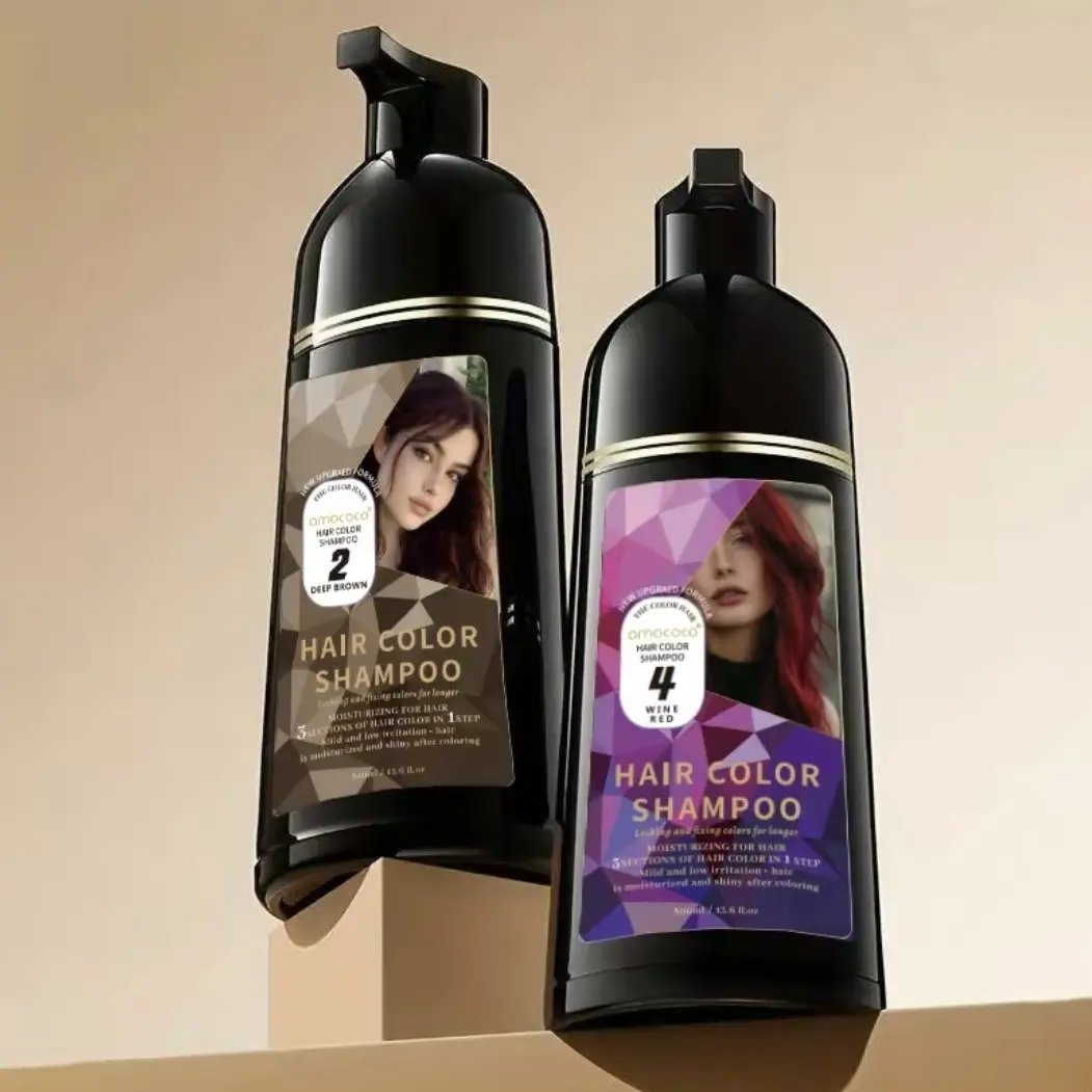 Amococo 3-in-1 Colored Hair Shampoo & Conditioner Combo - Roma Comfort Haircare, Onion Rosemary Cleansing, Professional Hair Dye & Growth Support
