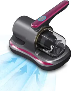 Mattress Vacuum Cleaner,cordless handheld vacuum designed for beds, featuring a washable filter and 100W of power. Lightweight and portable, it allows for one-handed operation and is ideal for cleaning mattresses, sofas, and tabletops.