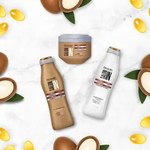 Hydra Repair 3-Piece Set: Shampoo + Conditioner 10.01 fl oz each + Deep Mask 10.58 oz | Hydration & Restoration with Argan Oil & 11 Amino Acids | Salt-Free, Cruelty-Free – For Extremely Damaged & Dry Hair