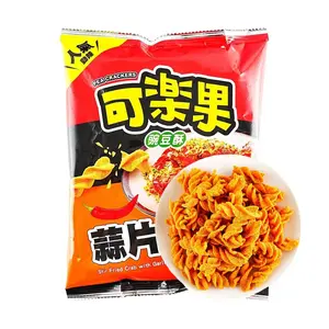 LIANHWA Taiwan Kuai Ke Le Pea Crisps - Garlic & Crab Flavor Snack 88g LIANHWA Taiwan Kuai Ke Le Pea Crisps - Garlic & Crab Flavor Snack 88g