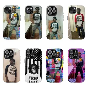 Rapper Chief Keef Collage Phone Case 2 in 1 Tough Phone Case Compatible for iPhone 17Air 16Promax 15 14 13 12 11