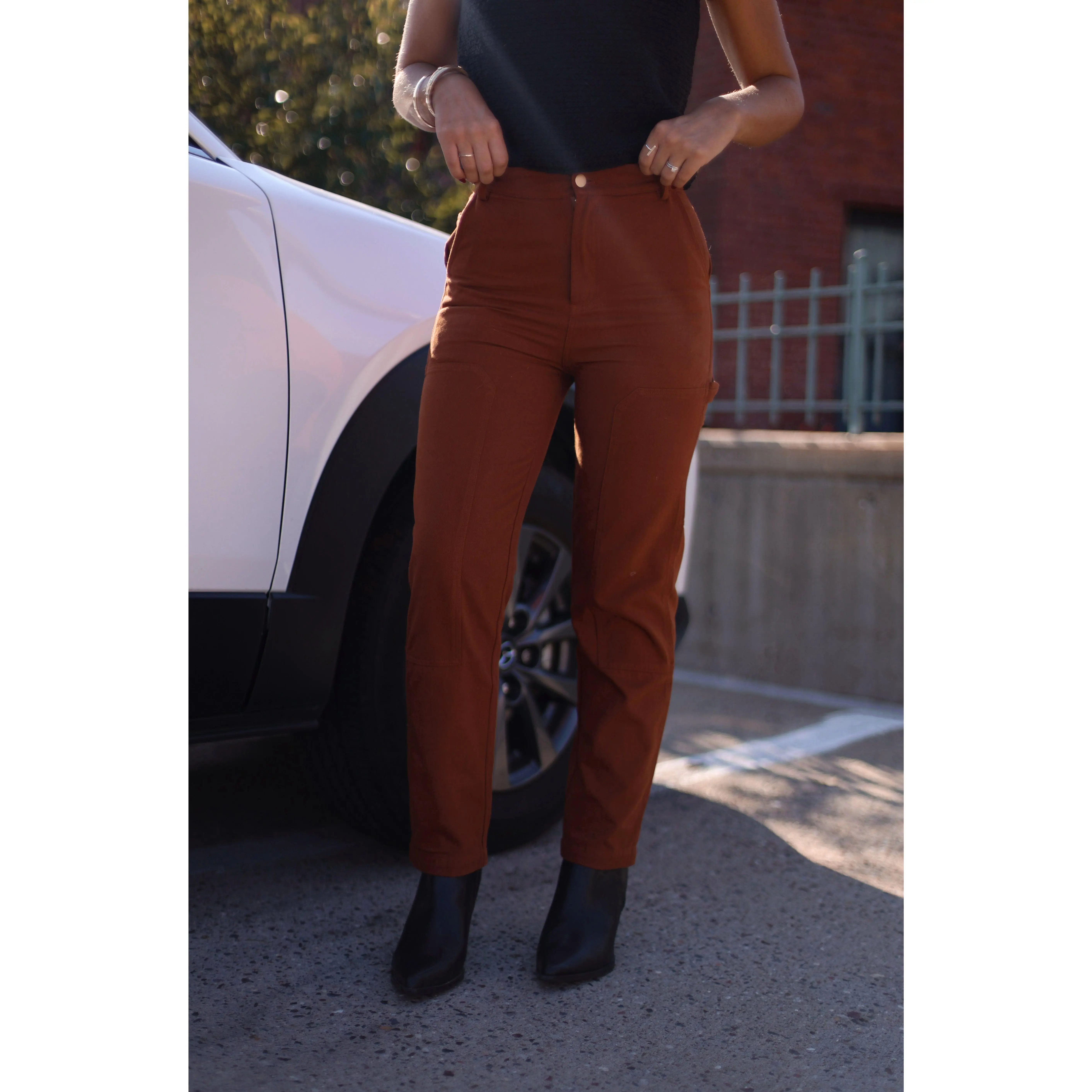 Brick Denim Pants