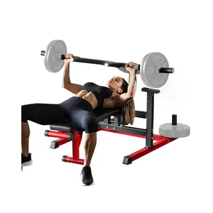 VEVOR Chest Press Machine, 450 LBS Bench Press Set, Adjustable Flat Incline Bench with Independent Converging Arms, Upper Chest Equipment, Fitness Home Gym Equipment for Chest, AB Workouts, Shoulder, Carbon Steel, 450Lbs Load