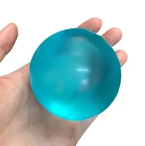 1Pc Moldable Slow Rebound  Sea Blue Coconut Oil Squeeze  Ball, 6cm Round Malt Stress Relief Toy, Ideal for Holiday, Birthday, Easter, Halloween, Christmas & Party Favors