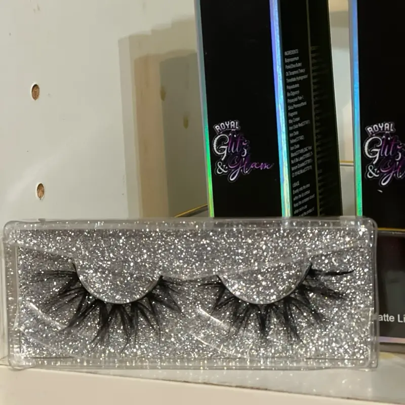 Zuri Lash By: Royal Glitz & Glam   - Sparkling Glitter Design Package. Long for Bold Eye Makeup - Perfect for Parties & Event
