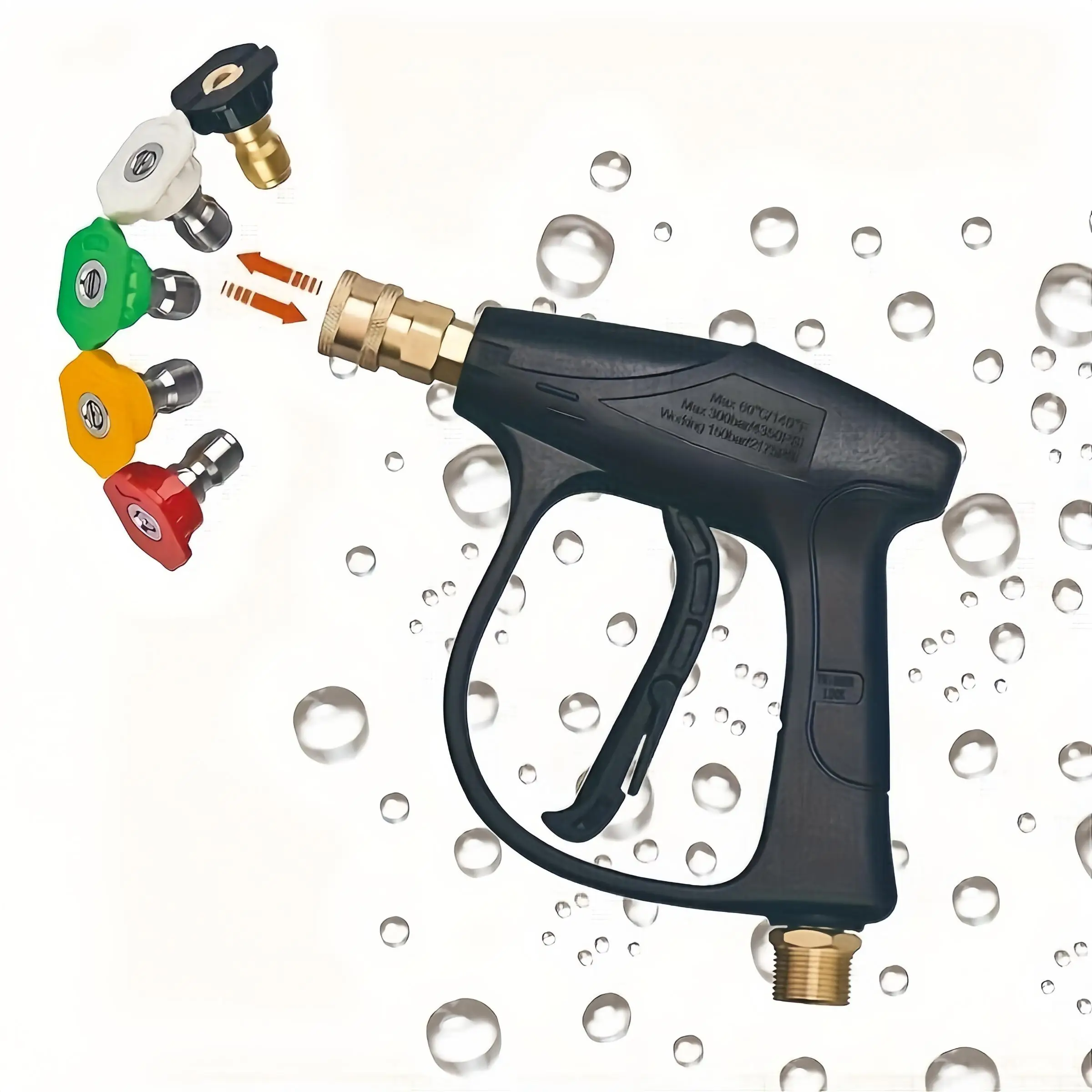 High-Pressure Car Wash Sprayer, Multi-functional Car Washer, Durable Plastic Car Wash Tool with Labor-saving Handle, Car Washing & Maintenance