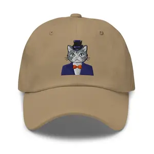 Cat Dad Hat – Embroidered Mr. Cat Dad Logo Cap