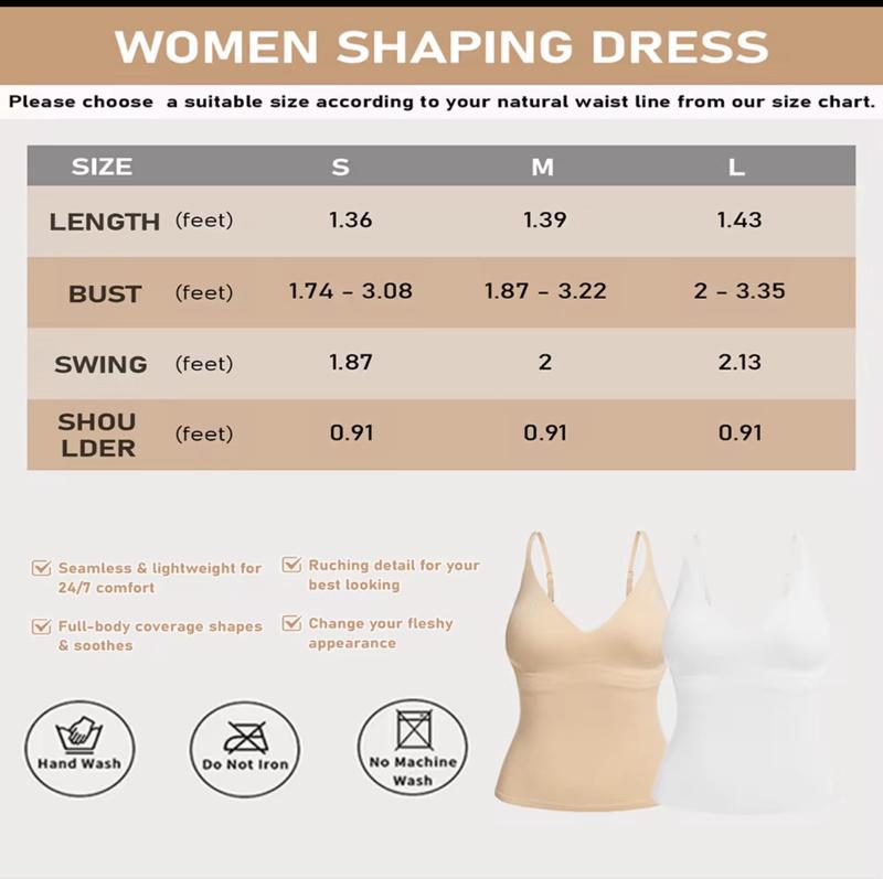 Women's V-Neck Camisole Top with Tummy Control Slimming Waist Cincher No Padding Knit Fabric Poly Womenswear