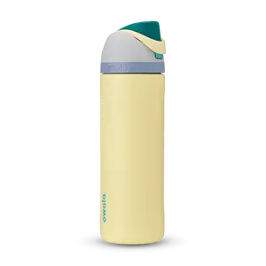 Owala Sunny Daze FreeSip Insulated Stainless Steel Water Bottle 24/32oz Leakproof BPA-Free Aesthetic Drinkware for Sport Lovers, Perfect for Teens, Girls, Travel & Work