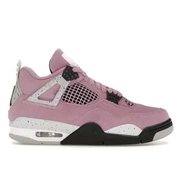 Air Jordan 4 Retro Orchid Womens Sneakers AQ9129-501 Purple White Basketball Shoes