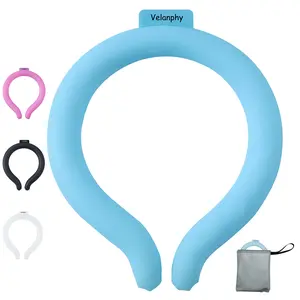 Neck Cooling Tube with Insulated Bag - Reusable 18°C/64°F Wearable Cooler for Summer, Hot Weather & Outdoor Sports | Long-Lasting Relief for Men and Women (Hands-Free Cold Pack)