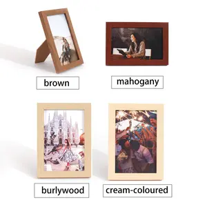 Vintage Photo Frame, 4x6 Inch Acrylic Picture Frame, Rustic Cabin Style, Perfect for Desktop Display and Wall Hanging, Graduation and Christmas Decor, Home Decor Accessory