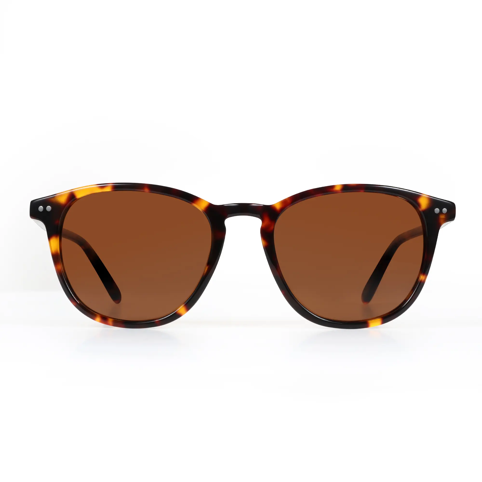 ZENOTTIC Unisex Vintage Oversized Round Polarized Sunglasses, UV400 Anti-Glare Full Rim Plastic Classic Eyewear, Lightweight Retro Shades for Daily Driving, Beach, Outdoor, Outfits Inspo