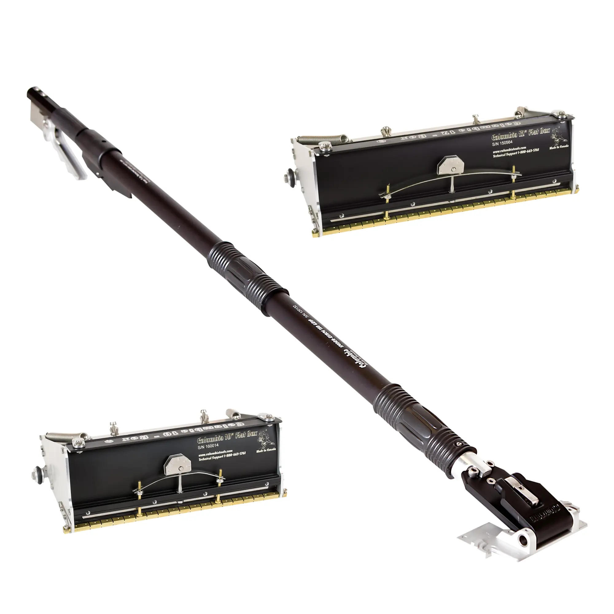 Columbia Flat Box Set | Extendable Handle | Professional Drywall Finishing
