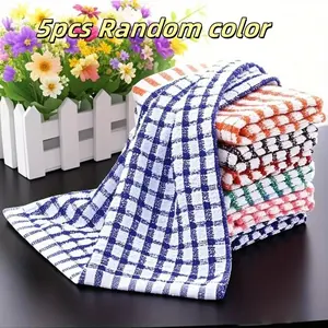 Polyester Kitchen Towel, Absorbent & Soft, Lightweight Durable Design, Ideal for Home Use, Perfect for Cleaning Tasks