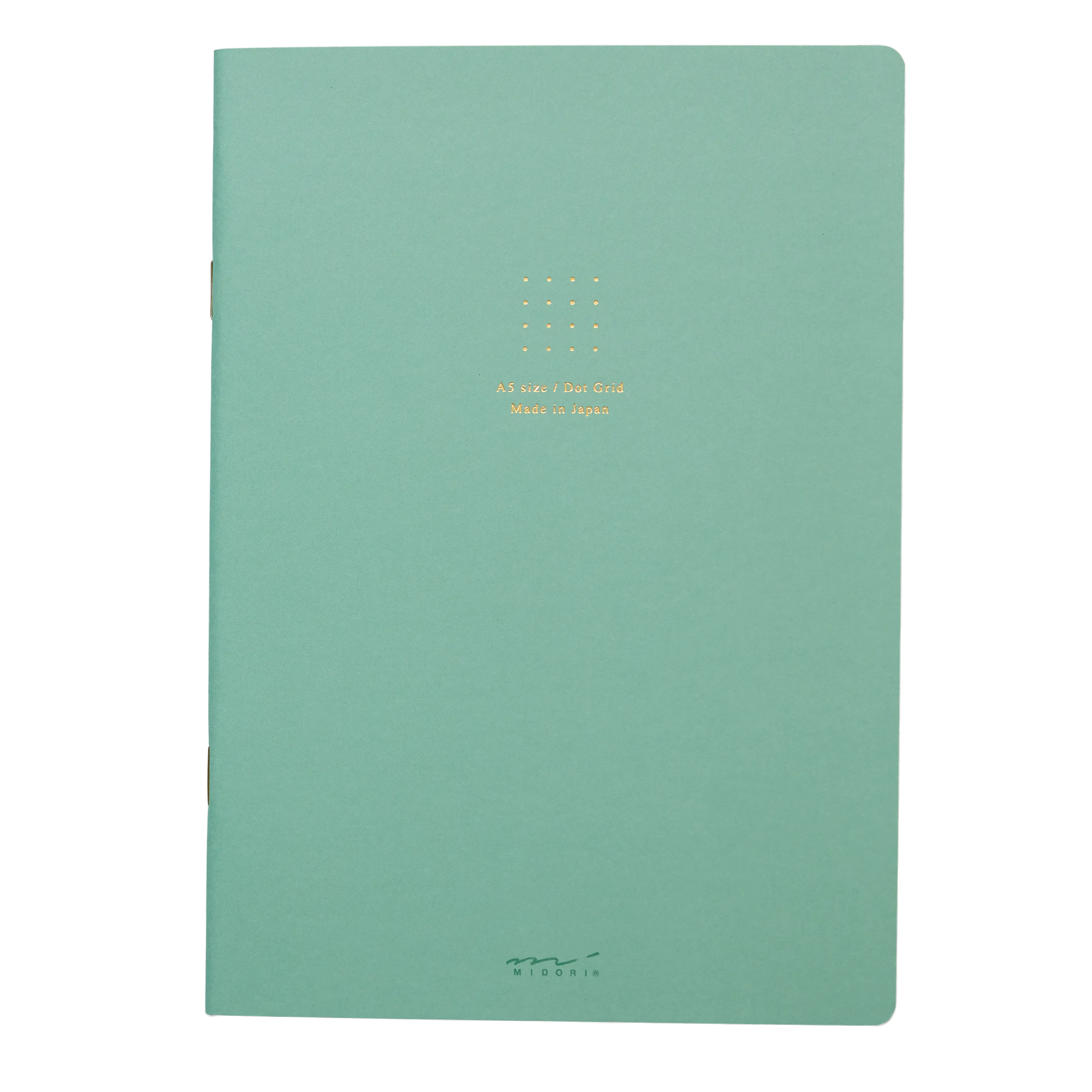 Midori A5 Dot Grid Notebook – Green | Minimal Journal