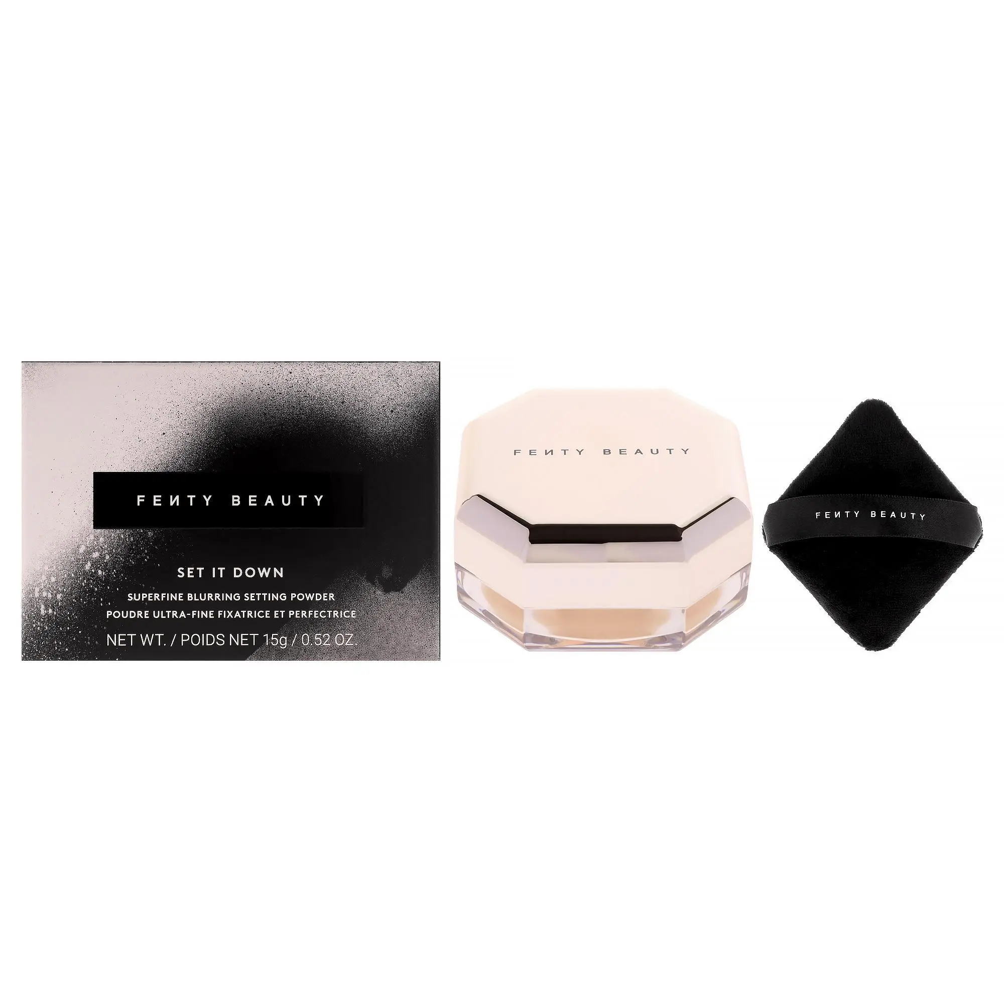 Set It Down Superfine Blurring Setting Powder - 04 Banana by Fenty Beauty for Women - 0.52 oz Powder