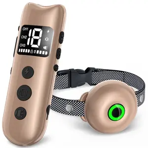 Dog Training Collar - Dog Bark Deterrent Device Stops Bad Behavior - No need yell or swat, Just point to a dog, Hit the button - Long-range ultrasonic