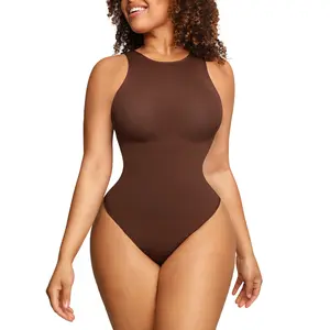 Snatch Me Up Bodysuit – High Compression, 360° Tummy Control High Neck, Sleeveless  Comfortable Shapewear, Summer Minimalist, Stylish Women's Bodysuit